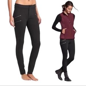 Athleta Ponte Knit Moto Pants